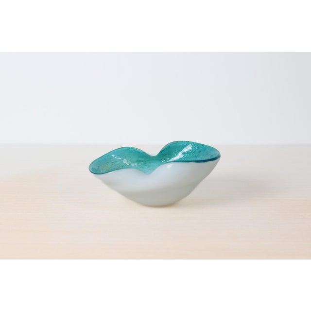 1960s Mid-Century Murano Art Glass Bullicante Bowl For Sale - Image 16 of 17