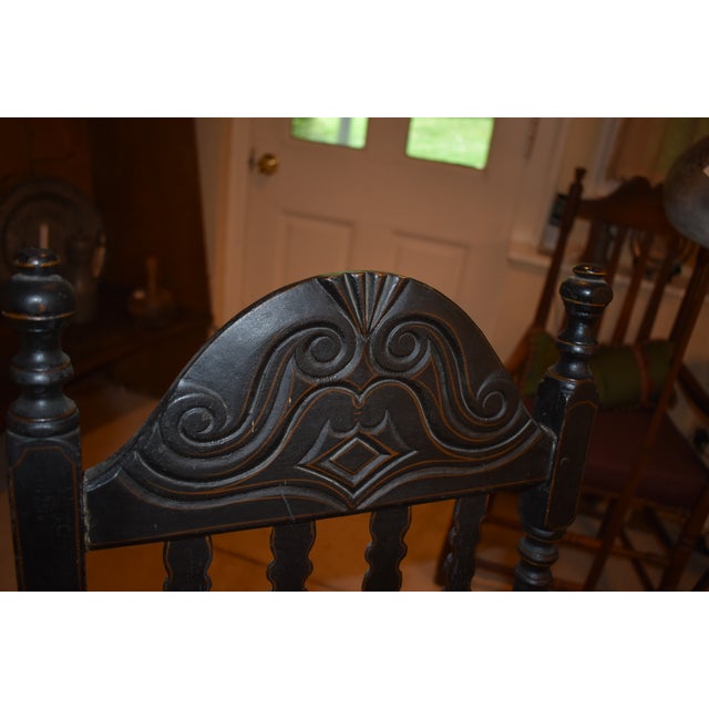 18th Century New England Banister Back Chair For Sale - Image 5 of 5