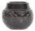 Cresencia Tafoya Santa Clara Pueblo Black on Black Pottery Vase For Sale