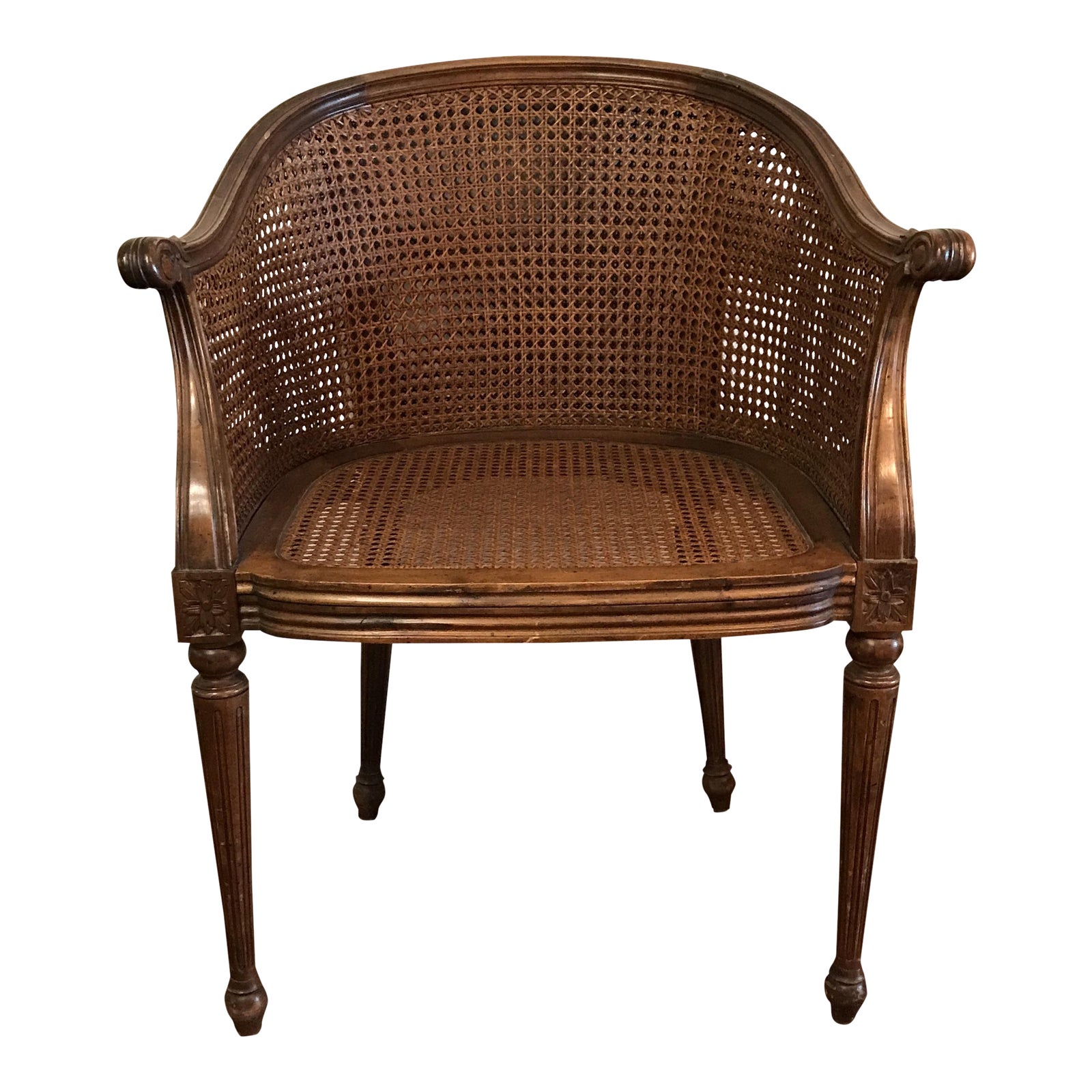 Antique Caned Chair Chairish