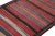 Rug & Kilim Vintage Shahsavan Persian Kilim in Red With Multicolor Stripes, From Rug & Kilim For Sale - Image 4 of 7