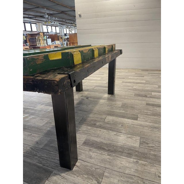 Vintage Industrial A- 360 Dining Table, 1950 For Sale - Image 15 of 18
