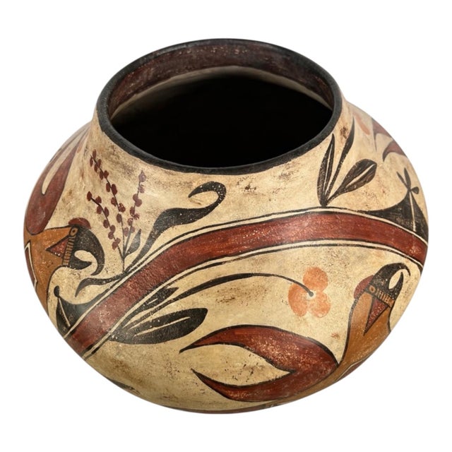 American Acoma Polychrome Storage Jar Reproduction For Sale - Image 3 of 8
