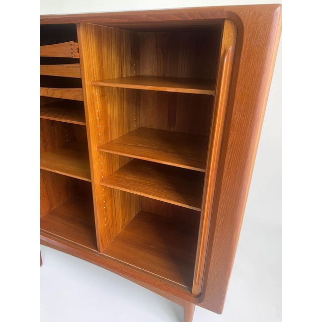Vintage Danish Teak Highboard from Bernhard Pedersen & Søn, 1960s For Sale - Image 17 of 18