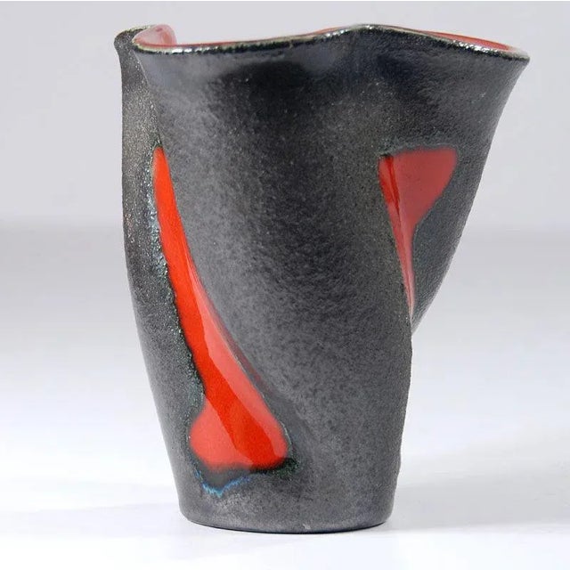1950s French Sculptural Vase from Elchinger, 1950s For Sale - Image 5 of 9