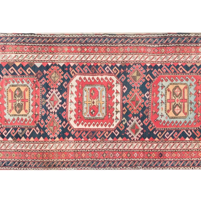 Early 20th Century Persian Shrivan Rug For Sale - Image 4 of 15