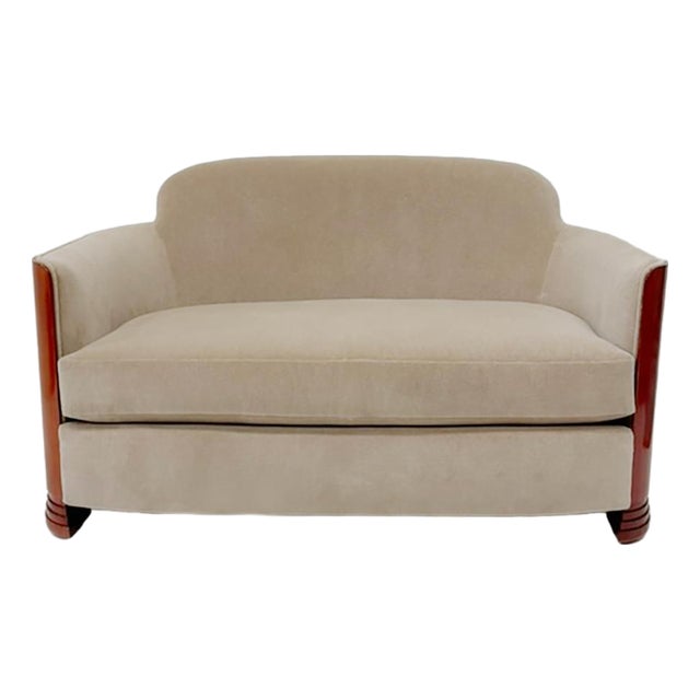 Late 1920s French Art Deco Settee For Sale