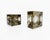 Glass Space Age Ashtray and Table Lighter Set in Smoked Murano Glass by Antonio Imperatore, 1970, Set of 2 For Sale - Image 7 of 9