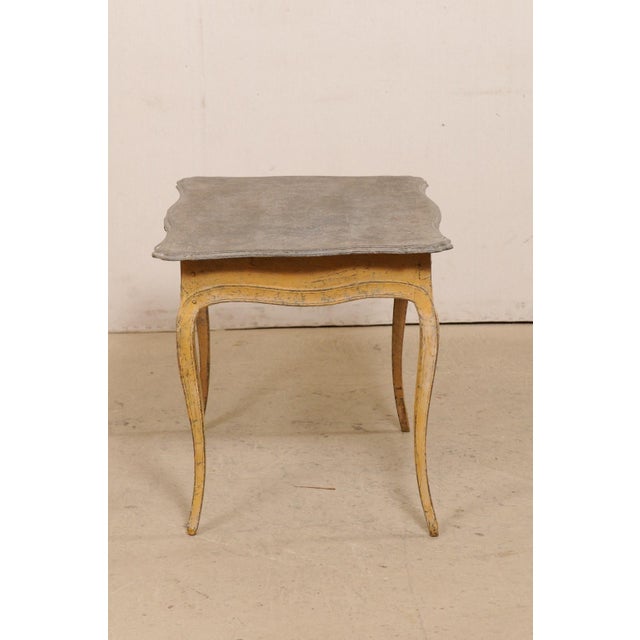 Antique French Bonheur-du-jour, 36" W Table For Sale - Image 9 of 11
