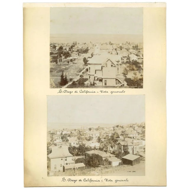 Unknown, Ancient Views of S. Diego, California, Vintage Photos, 1880s, Set of 4 For Sale - Image 3 of 3