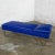 MCM to Streamline Modern or Industrial Chaise Daybed Adjustable Back Royal Blue Vinyl and Chrome For Sale - Image 12 of 12