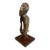 Vintage Hand Carved Wood African Male Lega Figure From the Democratic Republic, 11” For Sale
