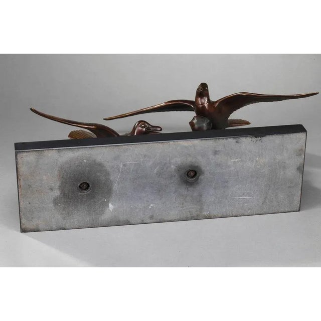 Bronze Flying Gulls Figure by Enrique Molins For Sale - Image 15 of 16