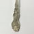 1900 - 1909 1905 Antique Hollywood Regency Neoclassical Silverplated Scalloped Shell Grape Cluster Serving Spoon For Sale - Image 5 of 12