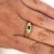 Shop this chic and sleek 18k solid gold emerald and diamond ring. A minimalist ring with symmetrical perfection and...