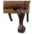 20th Century English Beech Wingback Armchair with Ball-and-Claw Feet For Sale - Image 4 of 13