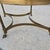 Vintage LaBarge Oval Brass Hoof Footed Glass Top Coffee Table For Sale - Image 13 of 15