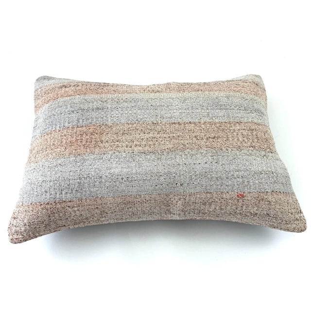 Vintage Turkish Handmade Kilim Cushion Cover For Sale - Image 11 of 11