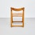 Wood Set of Rationalist Rattan and Wood Folding Chairs, 1960 For Sale - Image 7 of 18