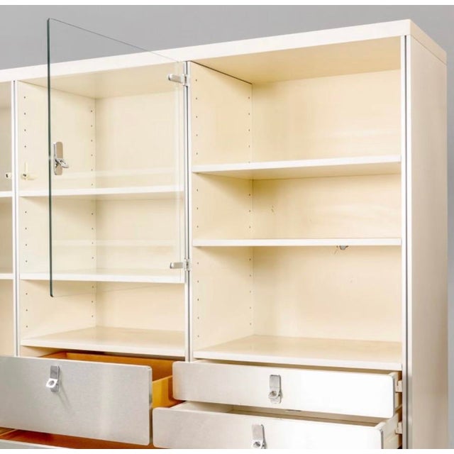 1990s 1990s Dux - 7-Piece Mid -Century Modern -Modular Display Wall Unit For Sale - Image 5 of 6