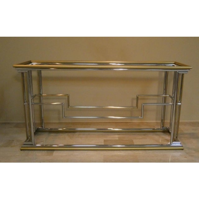 Hollywood Regency Console Table, Italy, 1970s For Sale - Image 9 of 18