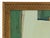 “Serenity Pines" Green Abstract Art in Vintage Frame, Transitional Living Room Art by JTS For Sale - Image 4 of 11