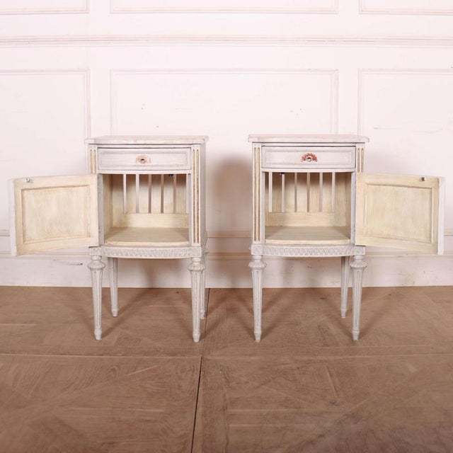 Swedish Bedside Cupboards, 1890s, Set of 2 For Sale - Image 5 of 8