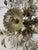 Gilded Tole Crystal Flower Flush Mount, 1970s For Sale - Image 6 of 12