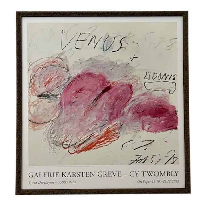 Cy Twombly, Venus + Adonis on Paper, Galerie Karsten Greve, Paris