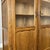 Vintage French Louis XIV Glazed Oak Display Cabinet For Sale - Image 4 of 11