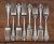 1940s 1940s Golden Grande Baroque by Wallace Sterling Silver Flatware Set 70 Piece Service for 8 For Sale - Image 5 of 13