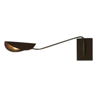 Small Plume Wall Lamp in Black Lacquered Metal by Christophe Pillet for Oluce For Sale