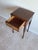 Brown Sheraton Style Mahogany One-Drawer Stand With Burlwood Drawer Front For Sale - Image 8 of 10