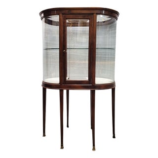 Edwardian Style Display Case in Wood, England, 1930s For Sale