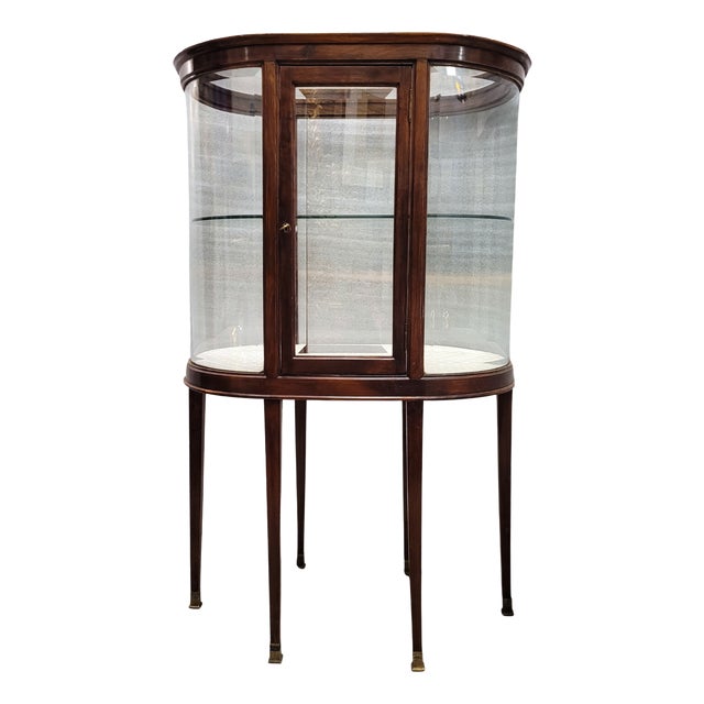 Edwardian Style Display Case in Wood, England, 1930s For Sale