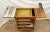 Mid-Century Modern Mid Century Sewing Artist Cabinet, Four Drawers, Top Storage Bins, Expanding Top For Sale - Image 3 of 11