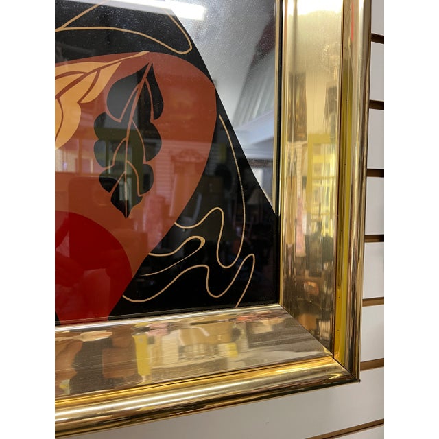 Late 20th Century 1980's Contemporary Asian Mirror For Sale - Image 5 of 9