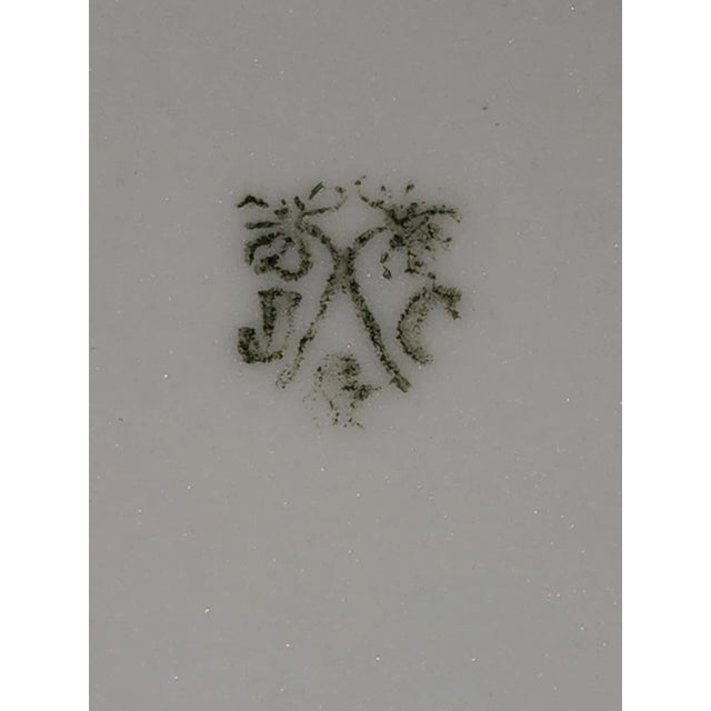 Early 1900s Bavarian Jaeger & Co. Serving Platter For Sale - Image 4 of 4