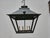 Pair of Large Iron Lanterns with Four Lights and Architectural Design For Sale - Image 12 of 12