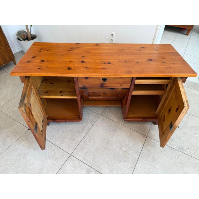 Mid-Century Pine Secretaire, 1960s For Sale - Image 11 of 13