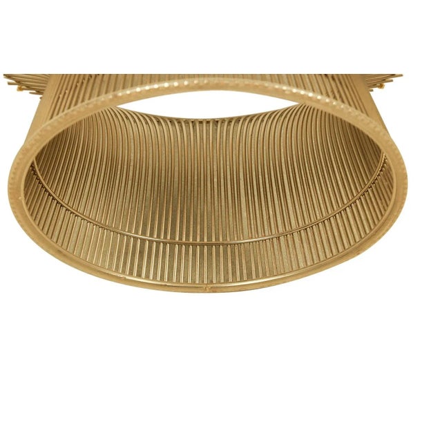 Glass 1970s Mid-Century Knoll Warren Platner Wire Glass Coffee Table For Sale - Image 7 of 12