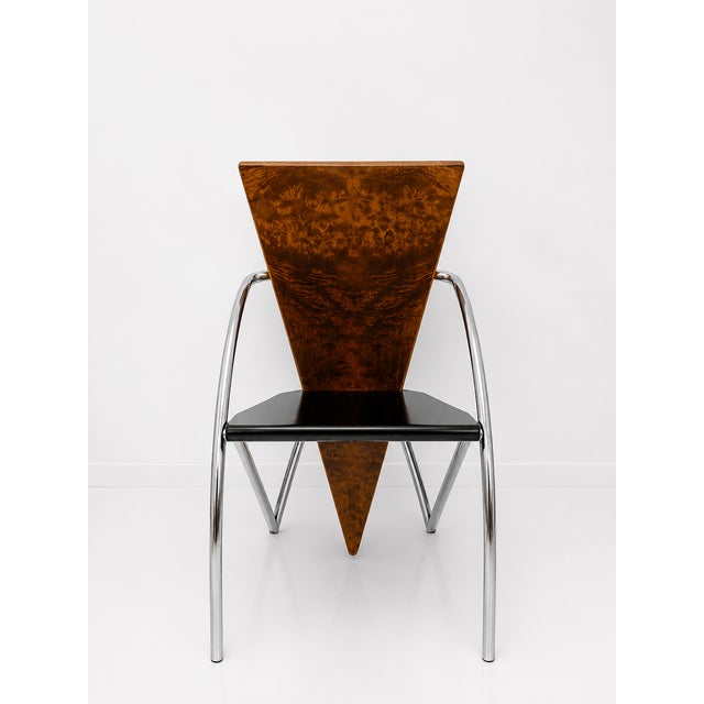 Sculptural Dining Chairs by Klaus Wettergren for Q-Production, Denmark, 1980s, Set of 4 For Sale - Image 15 of 15