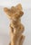 19th or 20th Century Egyptian Revival Faience Type Pottery Figure of a Seated Dog For Sale - Image 9 of 14