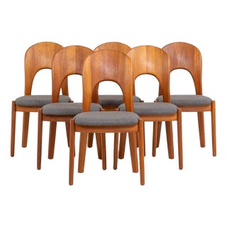 Morten Dining Chairs by Niels Koefoed, Set of 6 For Sale