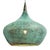 Copper rain drop verdigris lantern with beautiful blue green aged patina. Perforated holes that display stunning light...