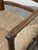 Wood Antique French Provincial Radassier Bench in Oak with Rush Seat, France For Sale - Image 7 of 16