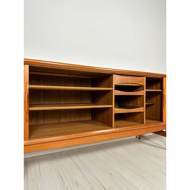 Vintage Danish Model 19 Sideboard in Teak by Johannes Andersen for Uldum Møbelfabrik, 1960s For Sale - Image 11 of 17