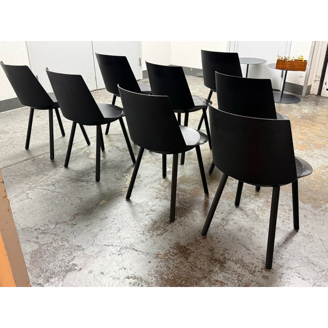 2000 - 2009 Stefan Diez for E15 Ch04 Houdini Side Chairs, Set of Eight For Sale - Image 5 of 12