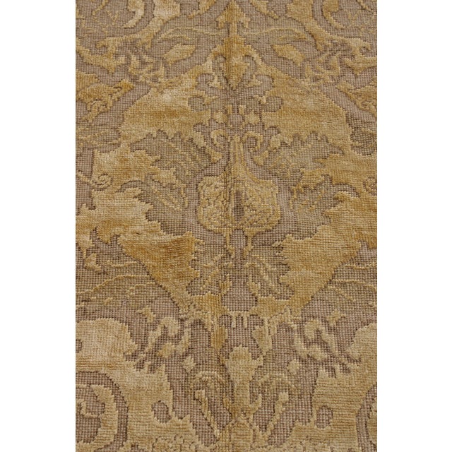 Vintage 8 X 10 Low Pile Oriental Area Rug For Sale - Image 15 of 15