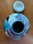 1998 Postmodern Mindy Brunn Handmade Geometric Signed and Dated Raku Ceramic 10" Centerpiece Lidded Vessel / Art Pottery For Sale - Image 13 of 18